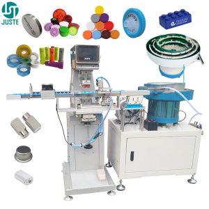 1 máquina de impressão de almofada colorida Tampo impressora de almofada pneumática com alimentador vibratório para brinquedo
