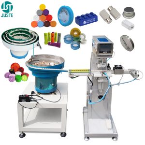2 Color Pad Printer Tampo Pad Printing Machine with vibrating bowl feeder for toy