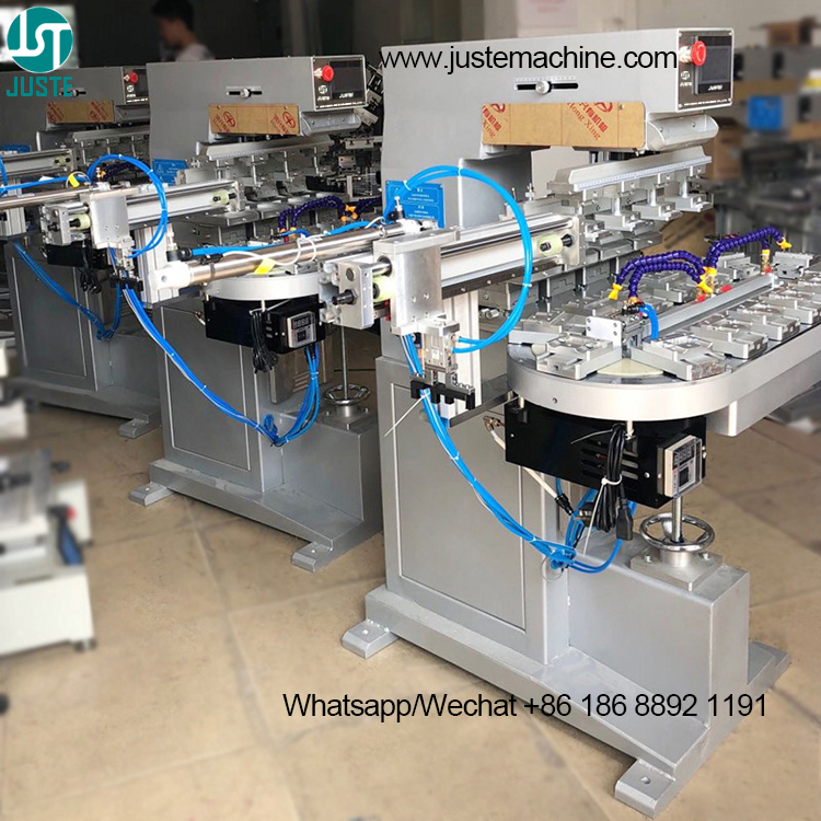 Μηχανή εκτύπωσης μαξιλαριών βραχίονα ρομπότ μεταφοράς 4 έγχρωμοι εκτυπωτές 5