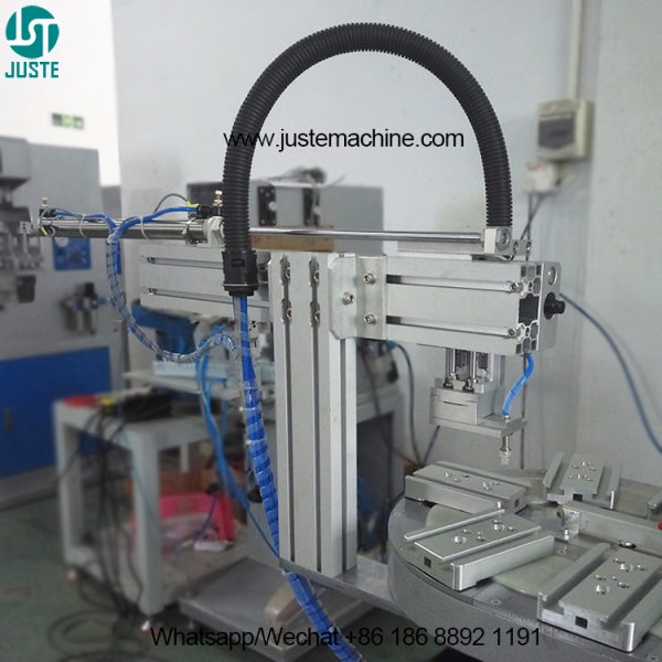 Μηχάνημα εκτύπωσης 6 έγχρωμων μαξιλαριών Εκτυπωτές Tampo Pad με 18 Jig Conveyor 5