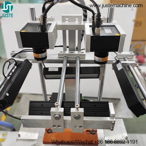 Automatic 1 Color pad Printers tampo Printing Machine with conveyor robot arm 4