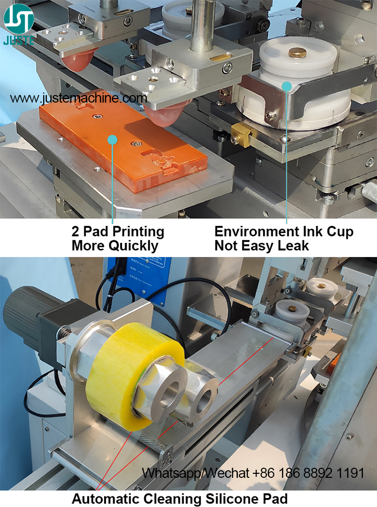 Conveyor Robot Arm Pad Printer 1 Color Tampo Print Mesin Cetak Otomatis