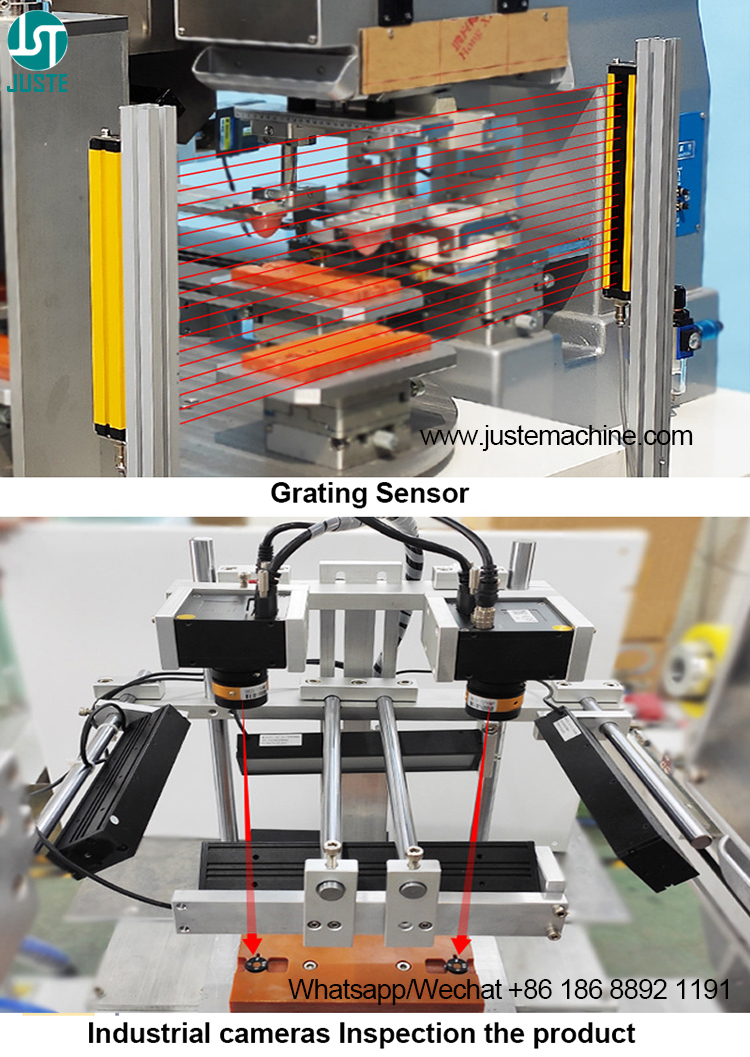 Conveyor Robot Arm Pad Printer 1 Color Tampo Print Mesin Cetak Otomatis