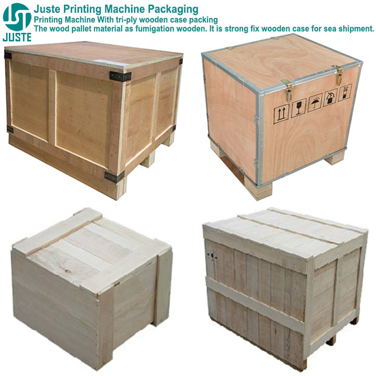 Μηχάνημα εκτύπωσης ταμπόν εκτυπωτών ταμπό με ξύλινο κουτί συσκευασίας
